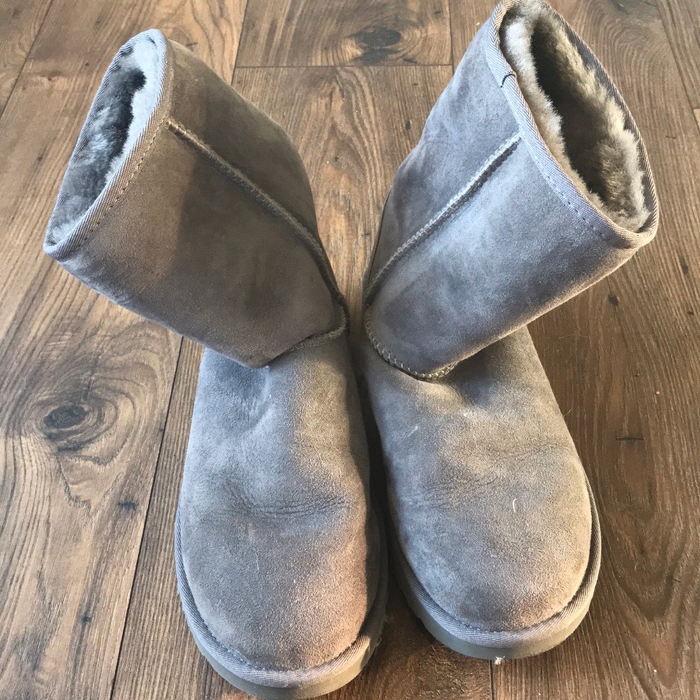 brand new gray ugg boots